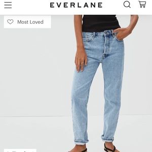 Everlane boyfriend jeans!
